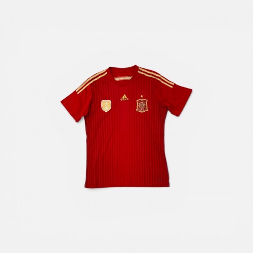 SPAIN NATIONAL TEAM ADIDAS FOOTBALL JERSEY M